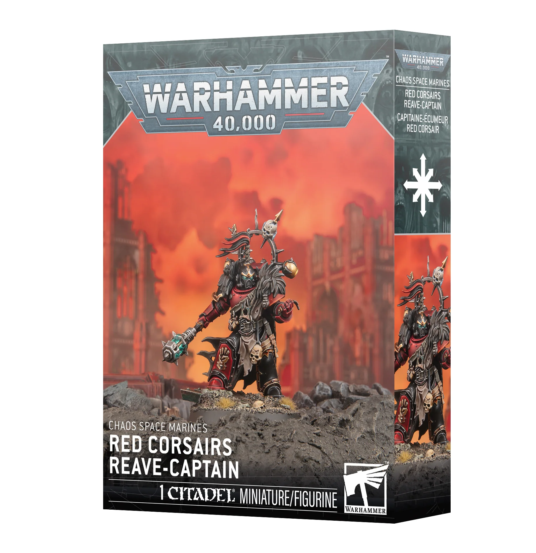 43-111 Chaos Space Marines: Red Corsairs Reave-Captain