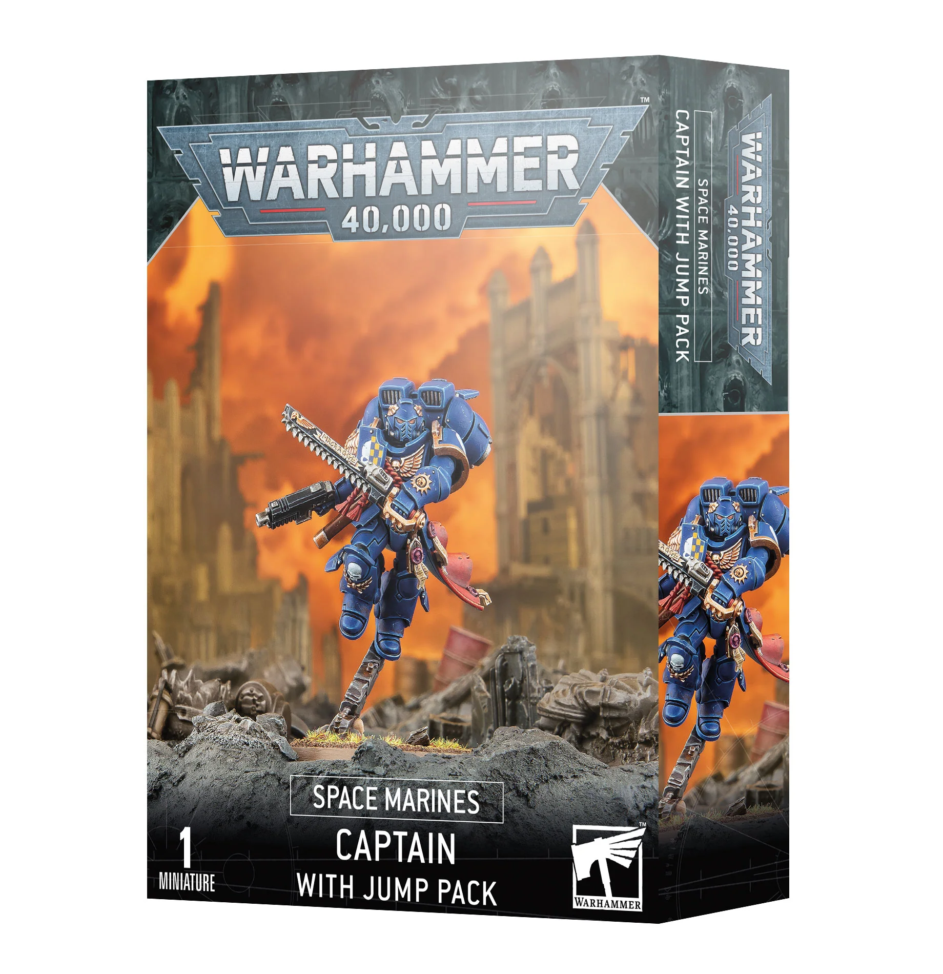48-17 Space Marines: Captain with Jump Pack