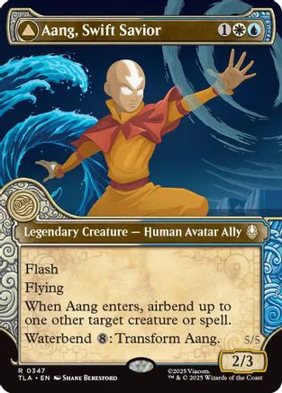 Aang, Swift Savior (Showcase)  [Avatar: The Last Airbender] Foil