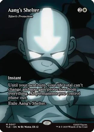 Aang's Shelter - Teferi's Protection (Borderless)  [Avatar: The Last Airbender: Eternal-Legal]