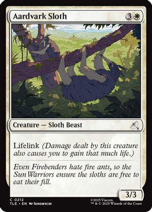 Aardvark Sloth  [Avatar: The Last Airbender: Eternal-Legal]