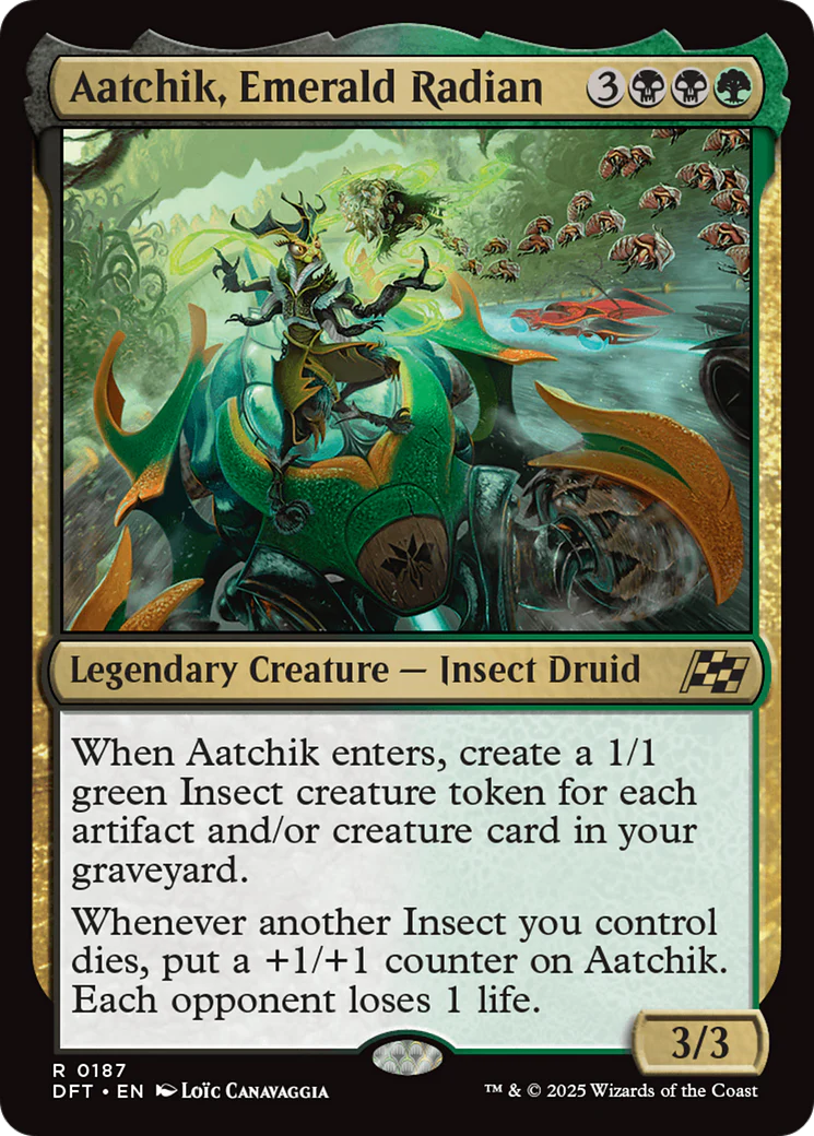 Aatchik, Emerald Radian [Aetherdrift] Foil