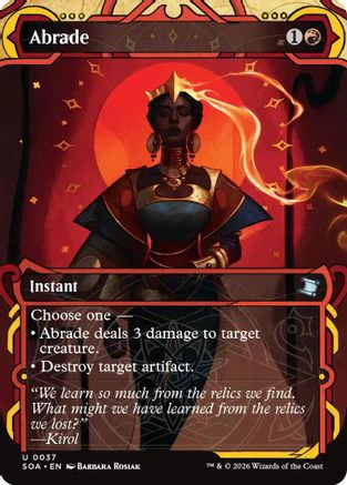 Abrade  [Secrets of Strixhaven: Mystical Archive] Foil