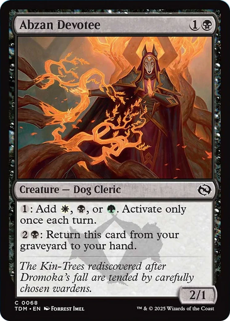 Abzan Devotee [Tarkir: Dragonstorm] Foil