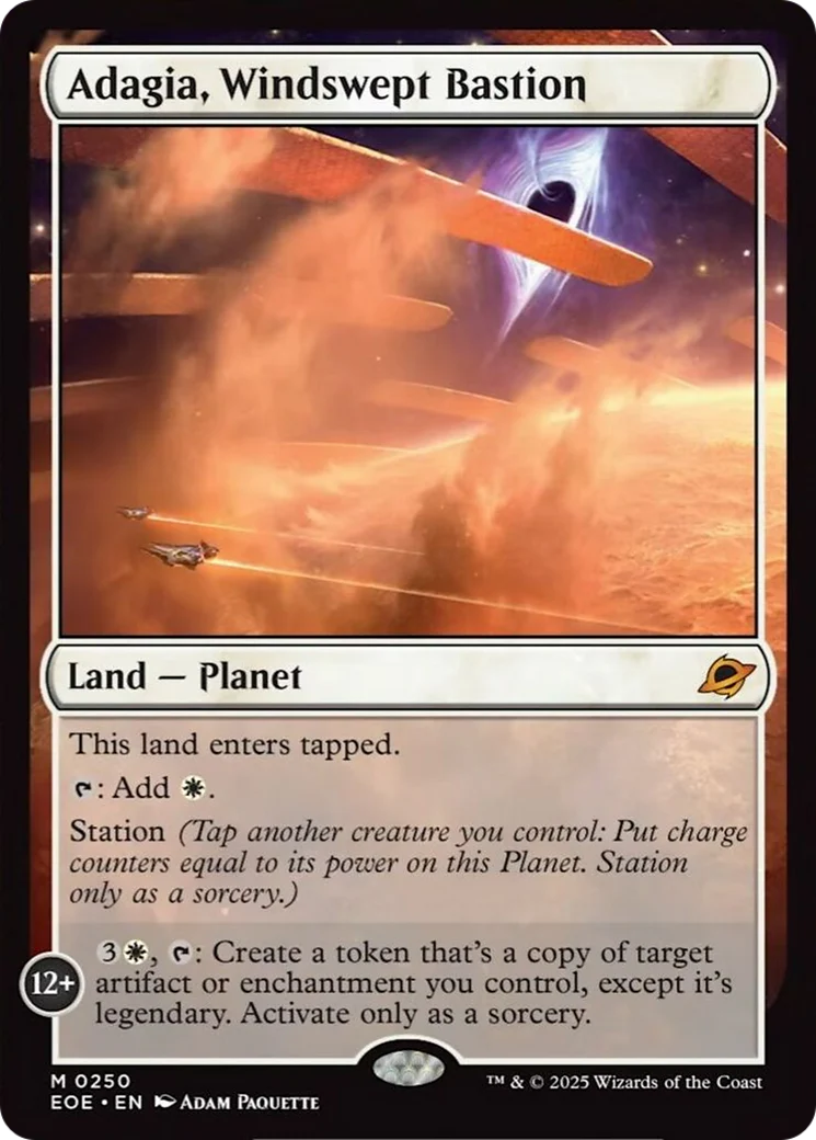 Adagia, Windswept Bastion [Edge of Eternities] Foil