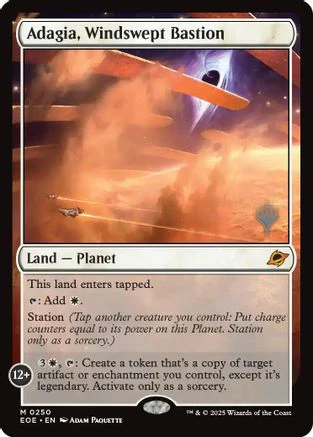 Adagia, Windswept Bastion  [Promo Pack: Edge of Eternities] Foil