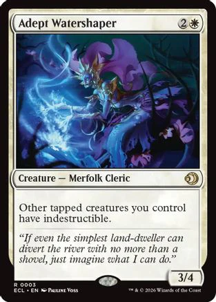 Adept Watershaper  [Lorwyn Eclipsed] Foil