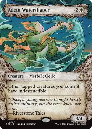 Adept Watershaper (Showcase)  [Lorwyn Eclipsed] Foil