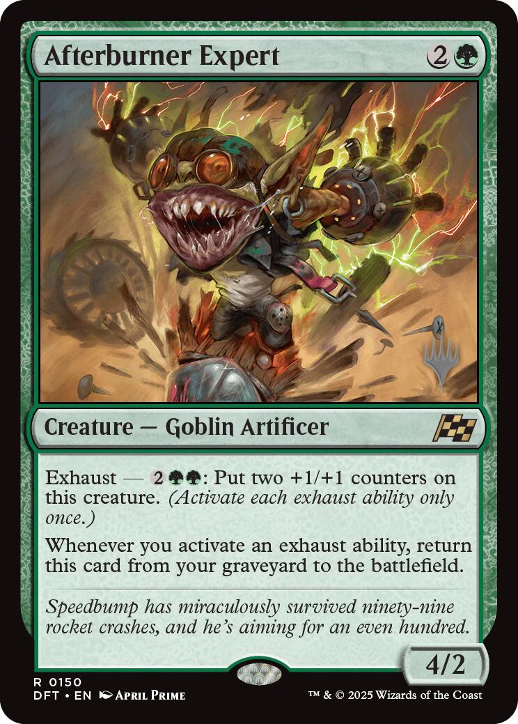 Afterburner Expert (Promo Pack) [Aetherdrift Promos] Foil