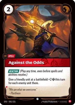 Against the Odds (001/221) - [Spiritforged]