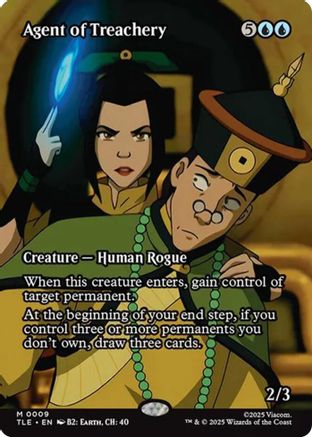 Agent of Treachery (Borderless)  [Avatar: The Last Airbender: Eternal-Legal]