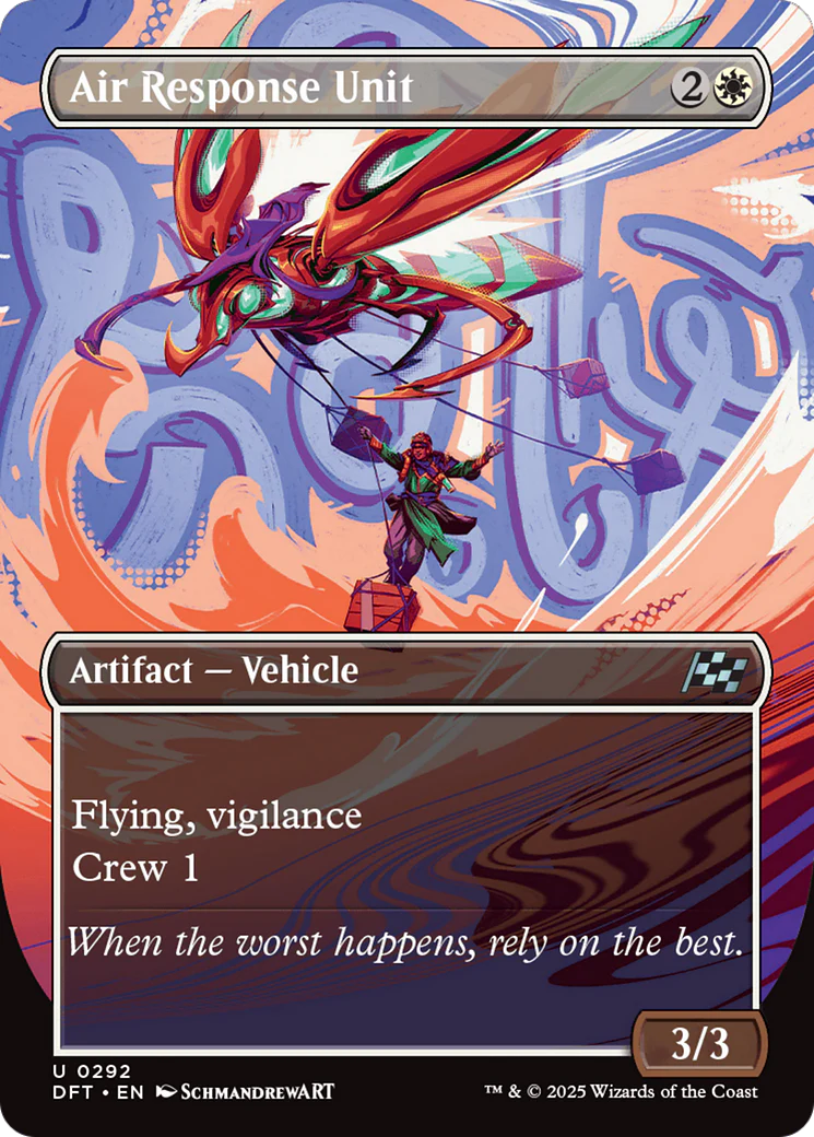 Air Response Unit (Borderless) [Aetherdrift] Foil