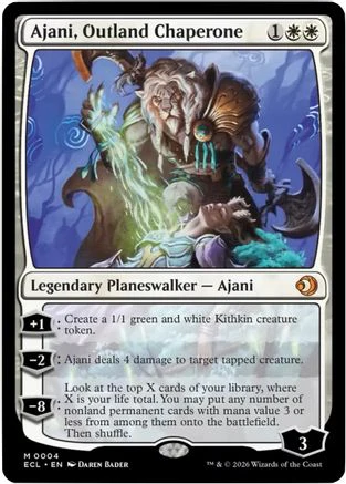 Ajani, Outland Chaperone  [Lorwyn Eclipsed] Foil