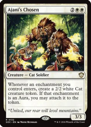 Ajani's Chosen  [Commander: Secrets of Strixhaven]