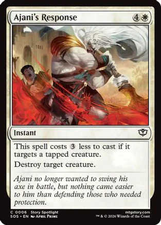 Ajani's Response  [Secrets of Strixhaven]