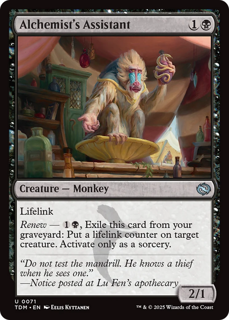 Alchemist's Assistant [Tarkir: Dragonstorm] Foil