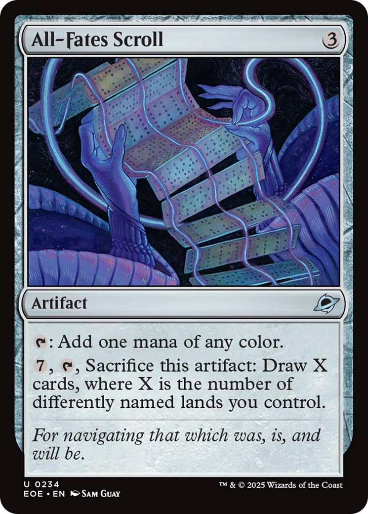 All-Fates Scroll [Edge of Eternities] Foil