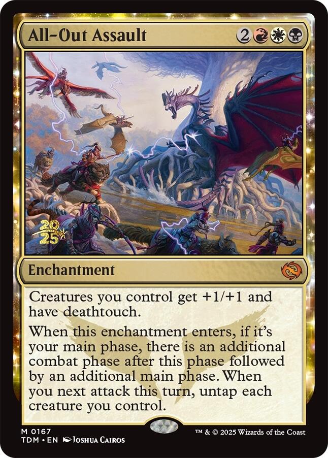 All-Out Assault [Tarkir: Dragonstorm Prerelease Promos] Foil