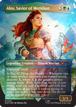 Aloy, Savior of Meridian (Rainbow Foil)  [Secret Lair Drop Series] Foil
