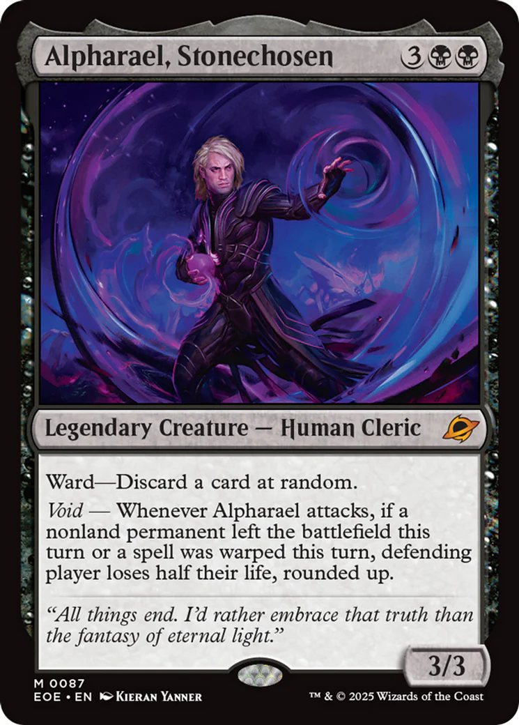 Alpharael, Stonechosen [Edge of Eternities] Foil