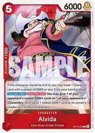 Alvida (OP15-003) - [Adventure on Kami's Island] Foil