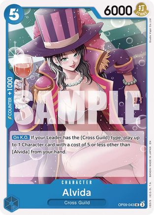 Alvida (Reprint) (OP09-043) - [Starter Deck 25: BLUE Buggy]