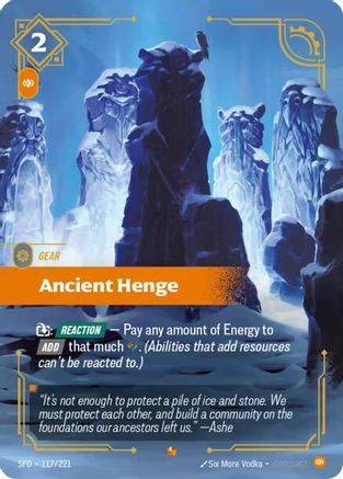 Ancient Henge (117/221) - Riftbound - [Spiritforged] Foil