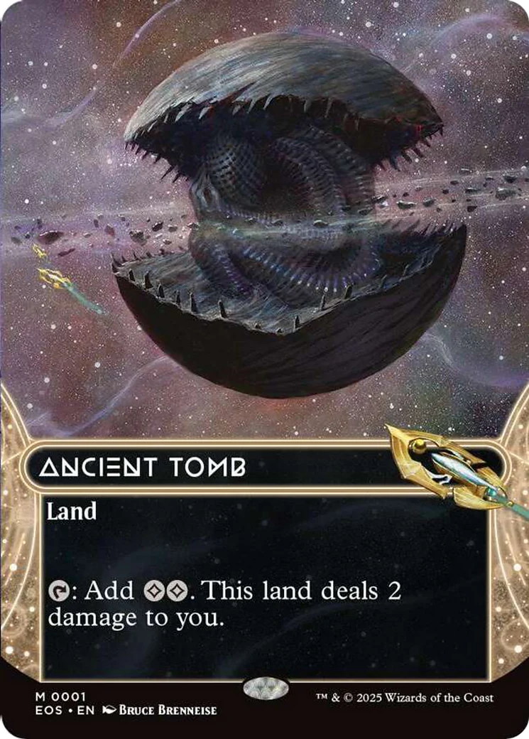 Ancient Tomb (0001) (Borderless) [Edge of Eternities: Stellar Sights] Foil