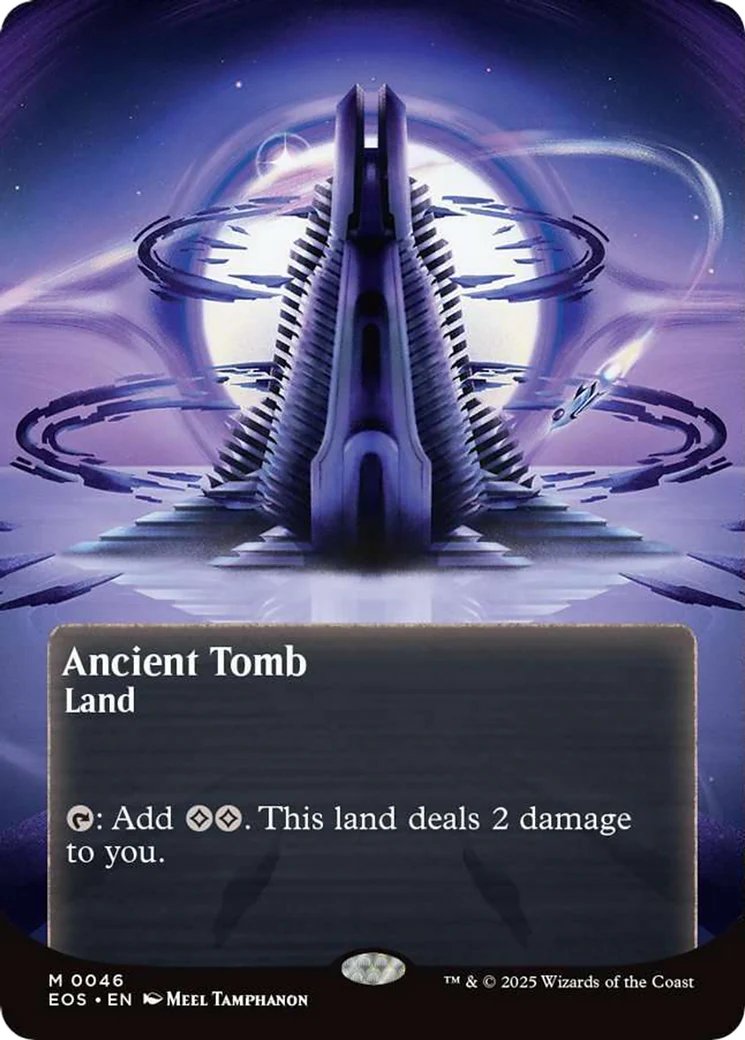 Ancient Tomb (0046) (Borderless) [Edge of Eternities: Stellar Sights] Foil