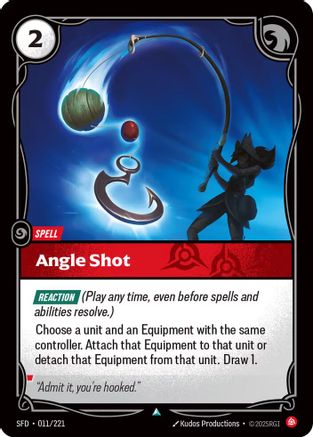 Angle Shot (011/221) - Riftbound - [Spiritforged] Foil