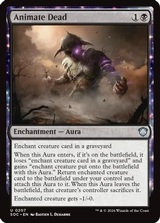 Animate Dead  [Commander: Secrets of Strixhaven]