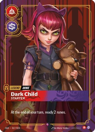 Annie - Dark Child (Starter) (017/024) - [Origins Proving Grounds]