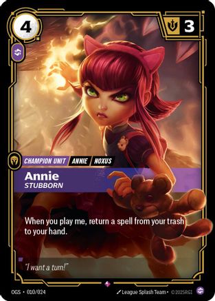 Annie - Stubborn (010/024) - [Origins Proving Grounds]
