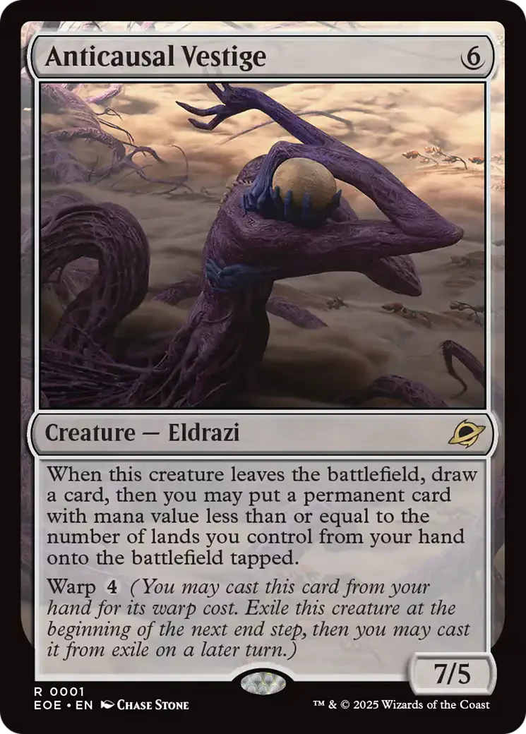 Anticausal Vestige [Edge of Eternities] Foil