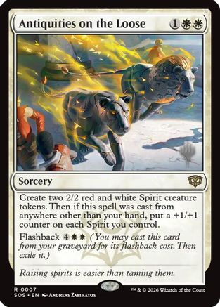 Antiquities on the Loose  [Promo Pack: Secrets of Strixhaven]
