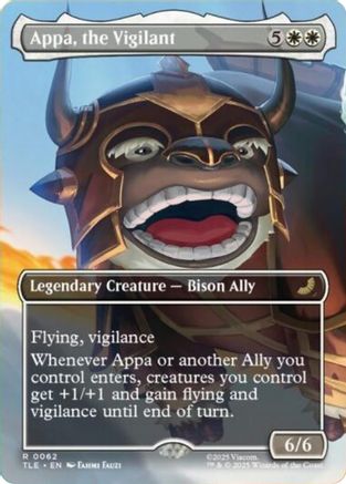 Appa, the Vigilant (Borderless)  [Avatar: The Last Airbender: Eternal-Legal] Foil