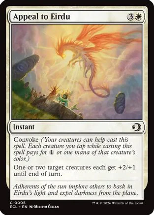 Appeal to Eirdu  [Lorwyn Eclipsed] Foil