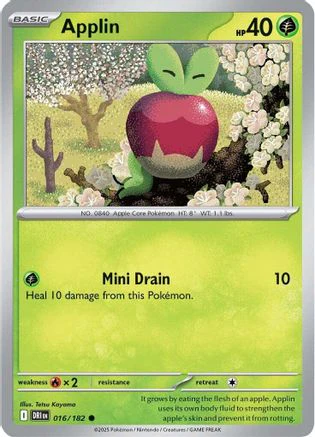 Applin (016/182) [Scarlet & Violet: Destined Rivals] Reverse Holofoil