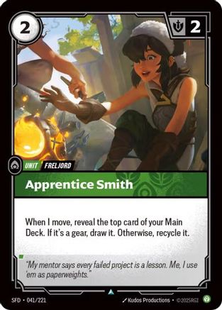 Apprentice Smith (041/221) - Riftbound - [Spiritforged]