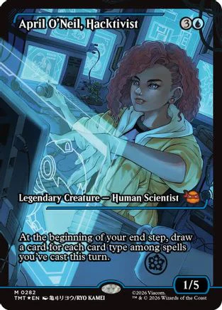 April O'Neil, Hacktivist (0282) (Showcase)  [Teenage Mutant Ninja Turtles] Foil