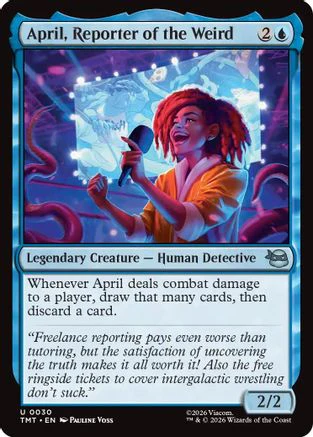 April, Reporter of the Weird  [Teenage Mutant Ninja Turtles] Foil