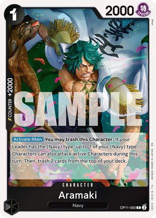 Aramaki (OP11-082) - [A Fist of Divine Speed] Foil