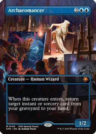 Archaeomancer (Borderless)  [Special Guests] Foil