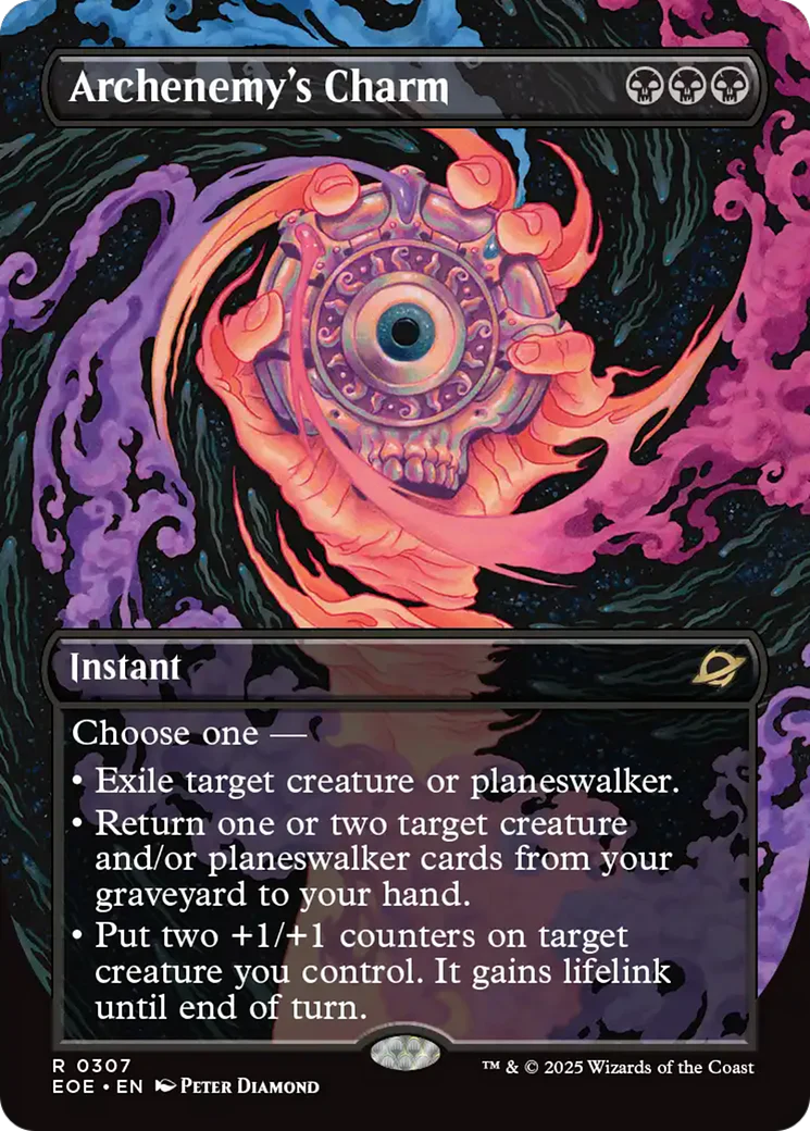Archenemy's Charm (Borderless) [Edge of Eternities] Foil