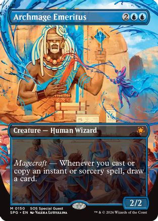 Archmage Emeritus (Borderless)  [Special Guests] Foil