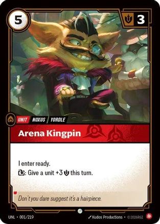 Arena Kingpin (001/219) - Riftbound - [Unleashed]