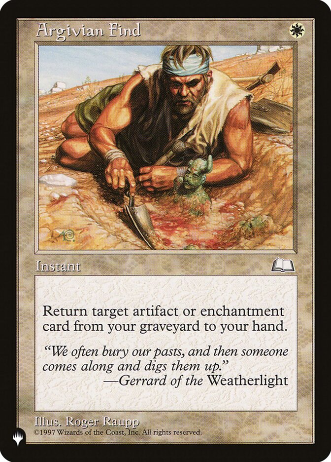 Argivian Find [The List] Foil