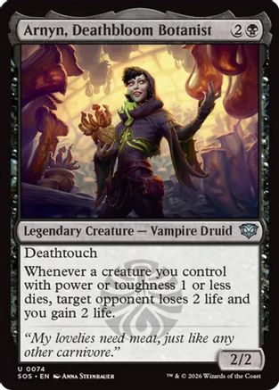 Arnyn, Deathbloom Botanist  [Secrets of Strixhaven] Foil