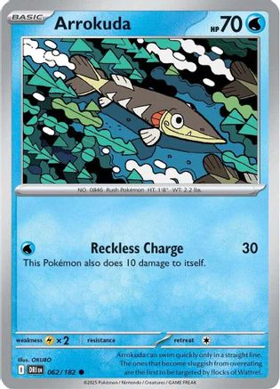 Arrokuda (062/182) [Scarlet & Violet: Destined Rivals] Reverse Holofoil