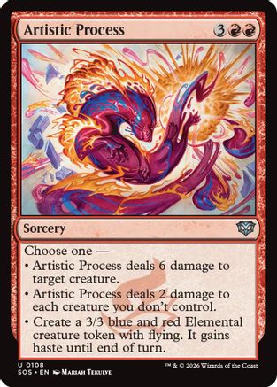 Artistic Process  [Secrets of Strixhaven] Foil